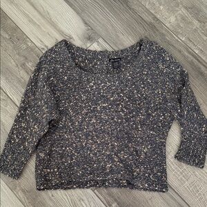Ella Moss Women's Knit Sweater - Black and Cream Speckle